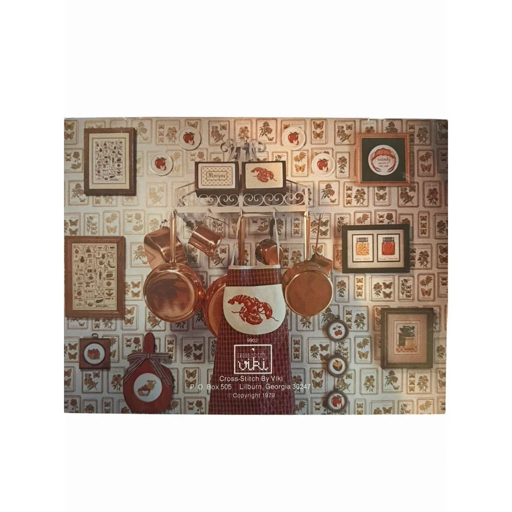 Cross Stitch Patterns Leisure Arts Viki Kitchen‎ Stitchin Cross  Booklets Lot 2
